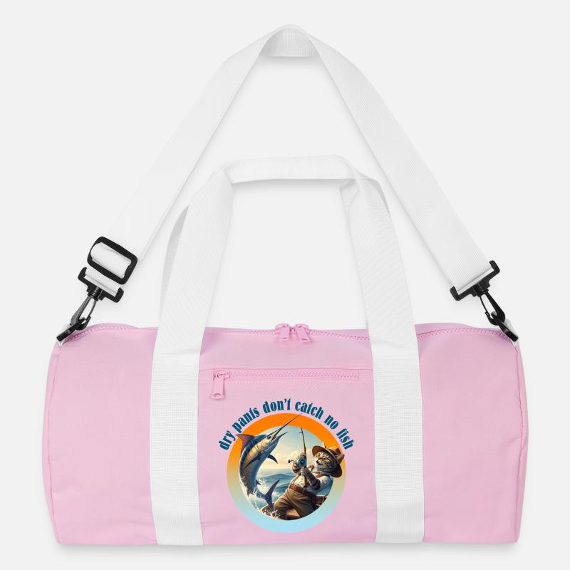 Dry Pants don't catch no Fish! Recycled Duffel Bag
