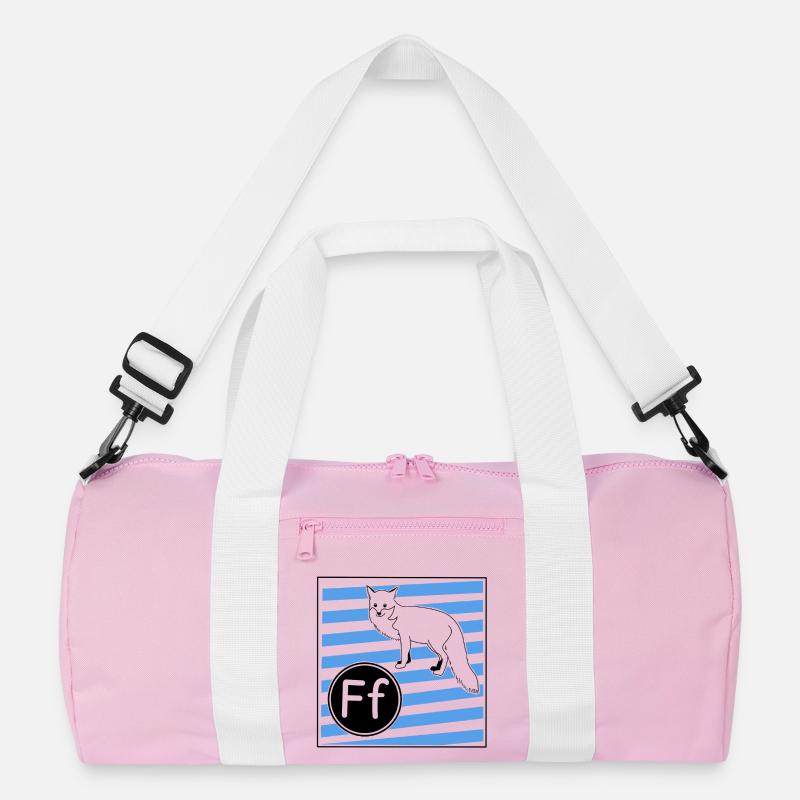 F for Fox (learning to read in primary school) Recycled Duffel Bag