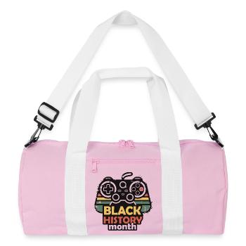Manette de jeu rétro du Mois de l’Histoire des Noirs - Sac de sport recyclé - rose/blanc - Devant