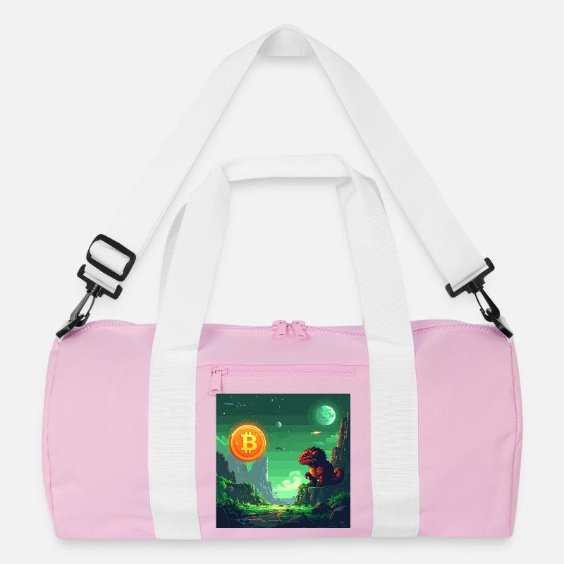 Space Bitcoin Odyssey Recycled Duffel Bag