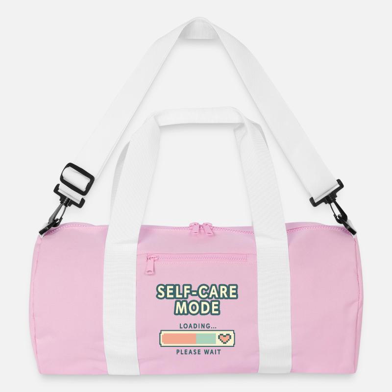 Self-Care Mode Loading - Retro Pixel Edition Recycelte Duffel Bag