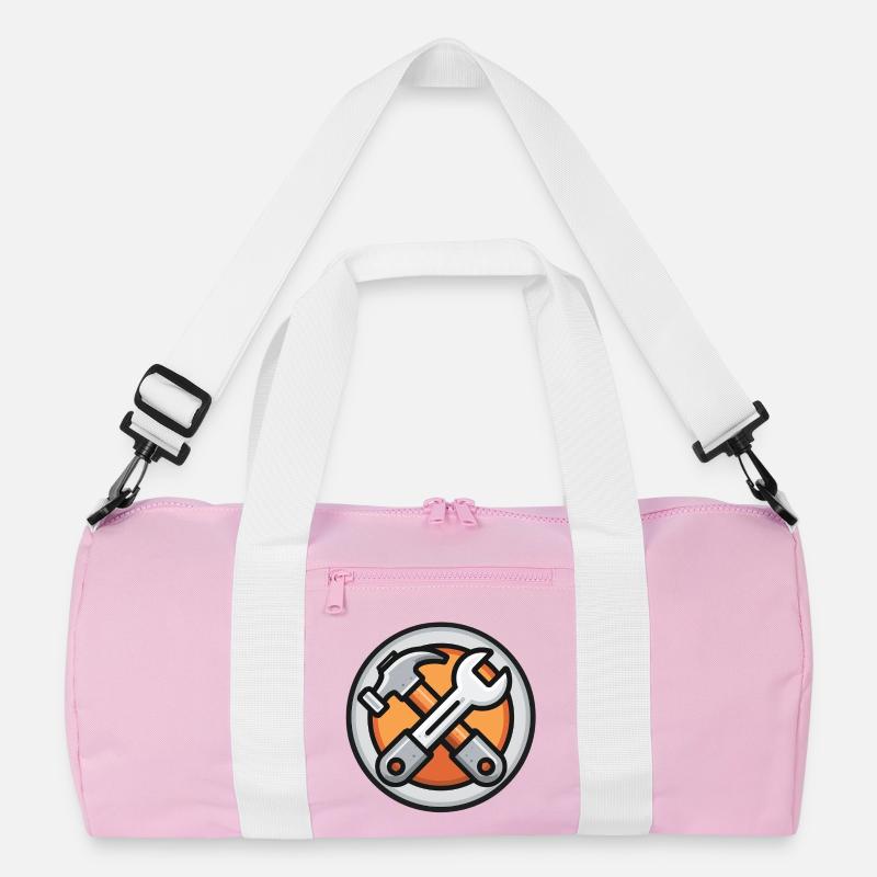 Tools in hand, handyman always ready, handyman Recycled Duffel Bag