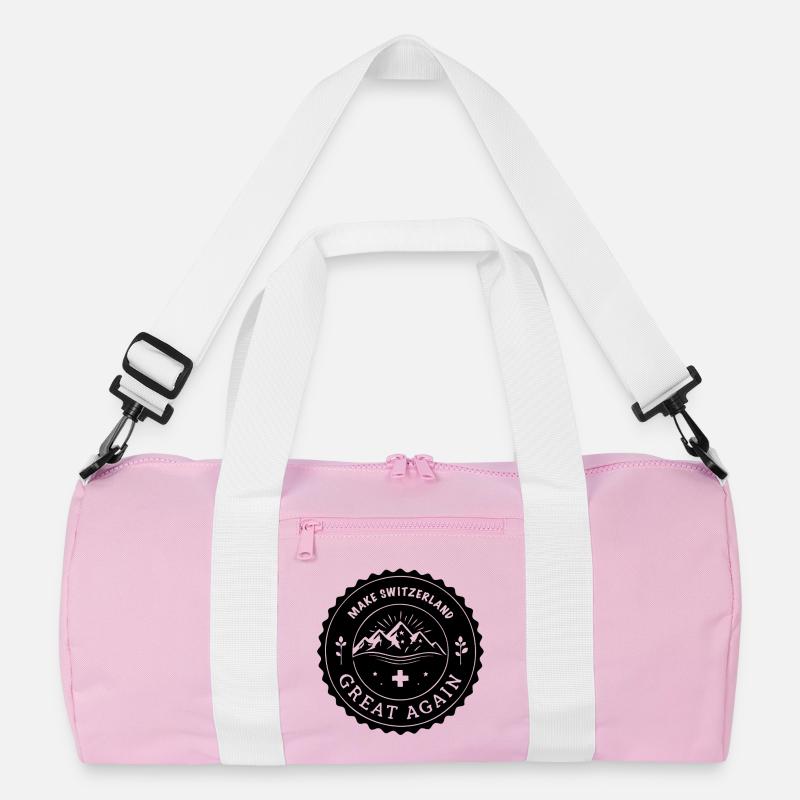 MAKE SWITZERLAND GREAT AGAIN Emblem Recycelte Duffel Bag