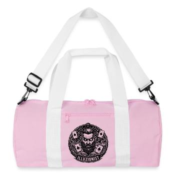 Viking Wizard - Recycled Duffel Bag - pink/white - Front