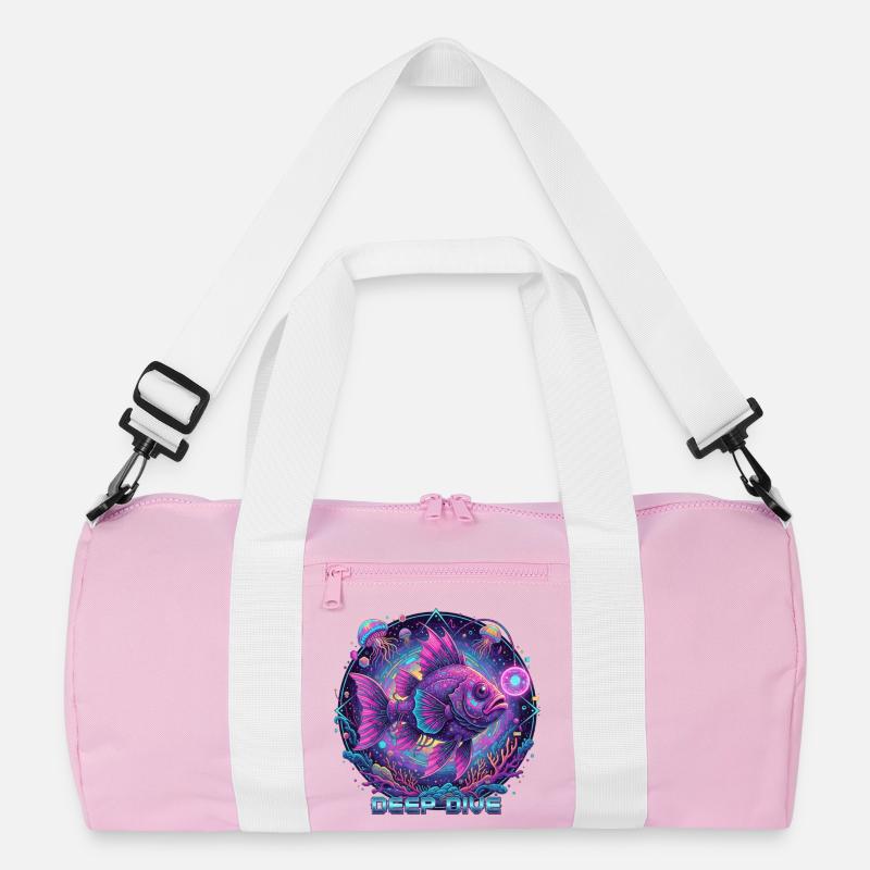Deep Dive Neonfisch Unterwasser Recycelte Duffel Bag