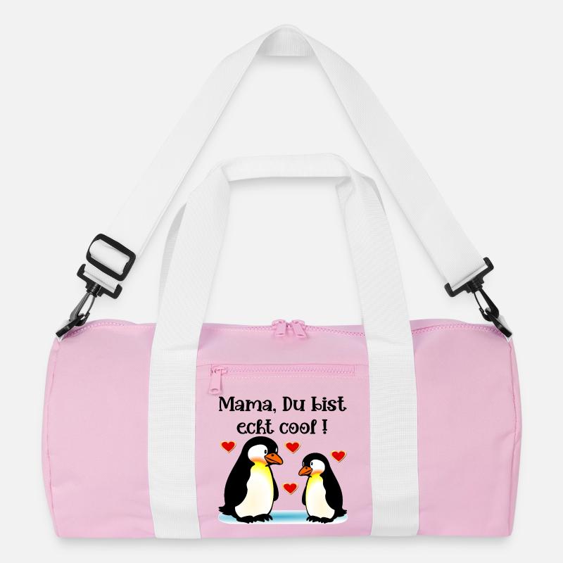 Komplimente Mama Muttertag Pinguine Recycelte Duffel Bag