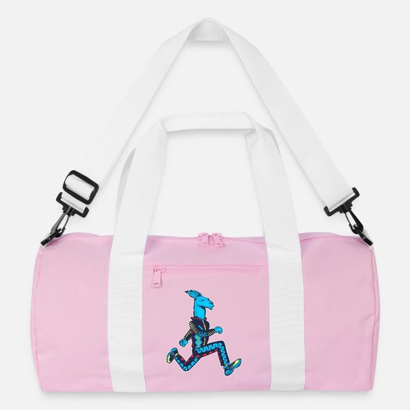 Blue Llama runner Recycled Duffel Bag