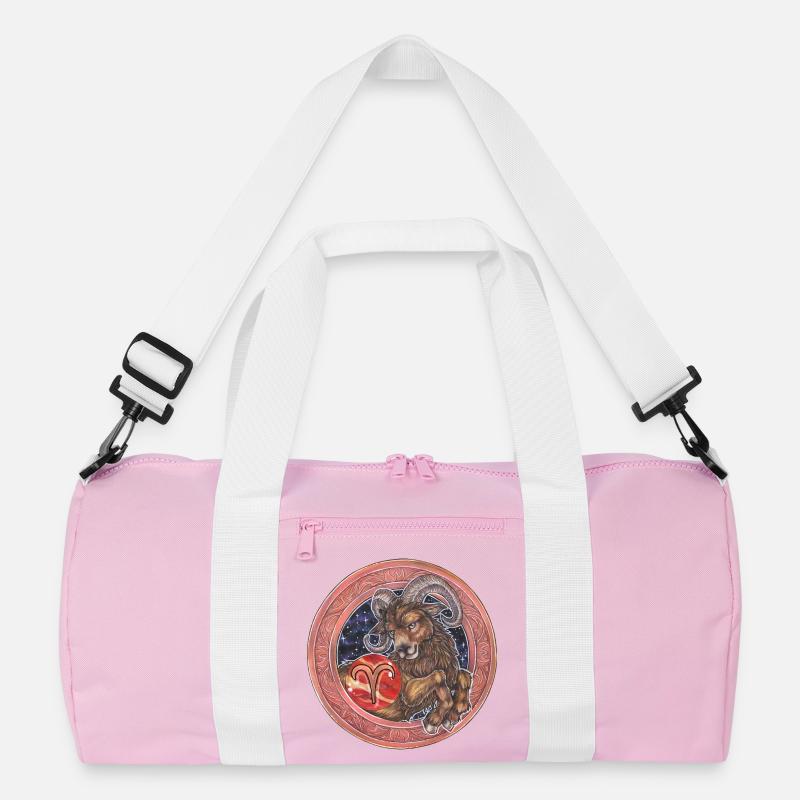 Zodiac Sign Sternzeichen Widder Aries Geschenk Recycelte Duffel Bag