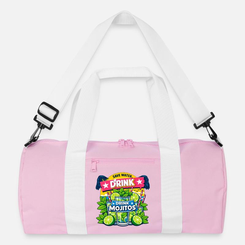 Spar das Wasser, trink Mojitos Recycelte Duffel Bag