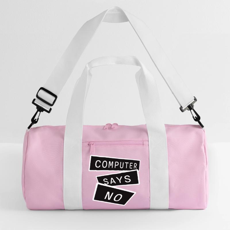 Computer Says No Funny Programmer Nerd Technique Recycled Duffel Bag