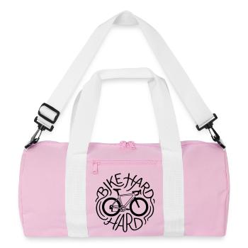 cycling - Recycled Duffel Bag - pink/white - Front