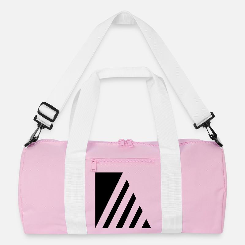 Stilvolle Striche Recycelte Duffel Bag