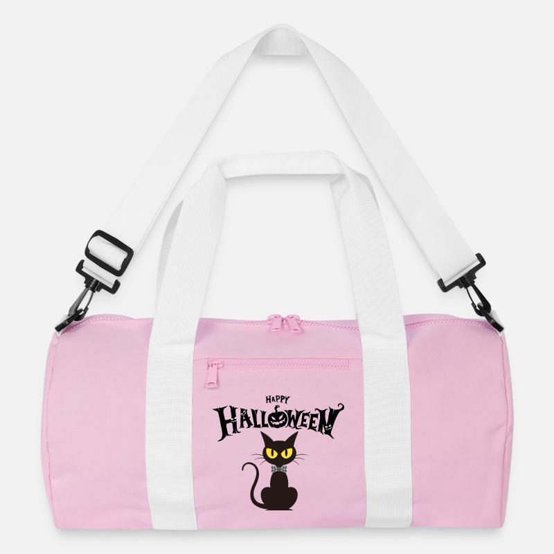 Black Cat Chic Fliege Recycelte Duffel Bag