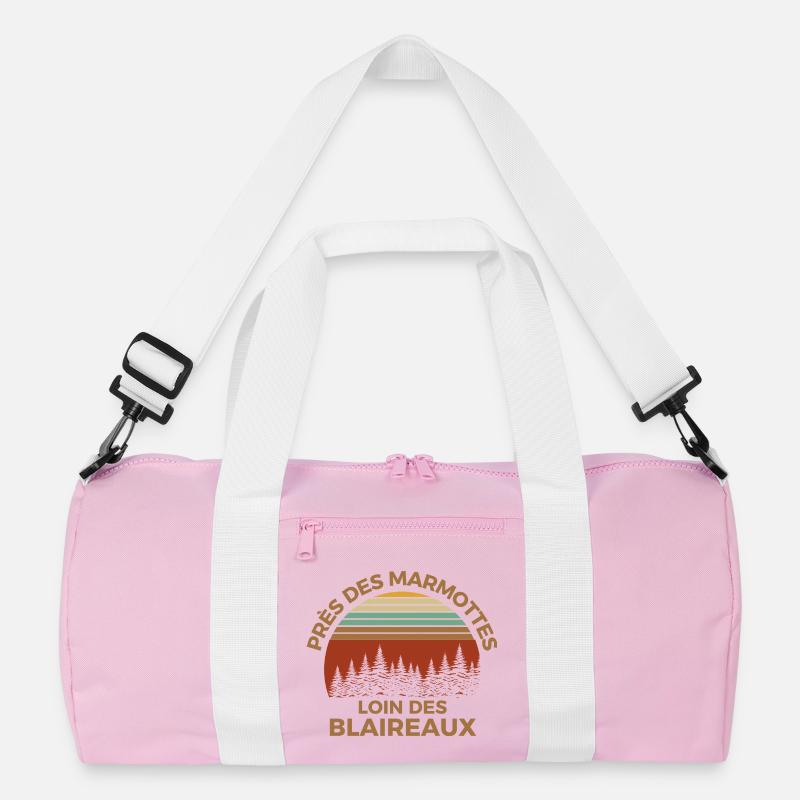 Marmots and Forests Retro Solar Recycled Duffel Bag
