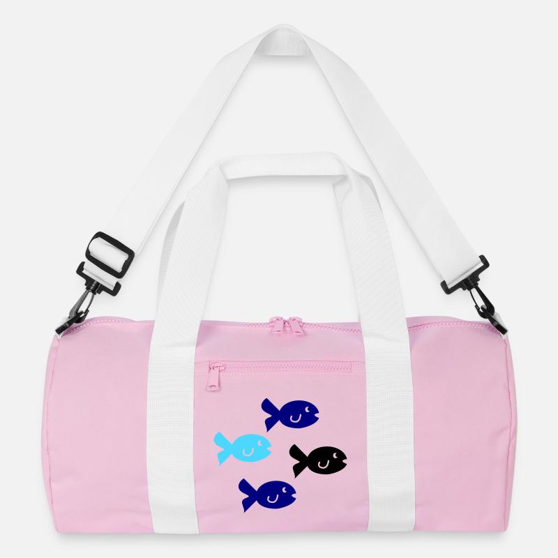Fische Silhouette Recycelte Duffel Bag