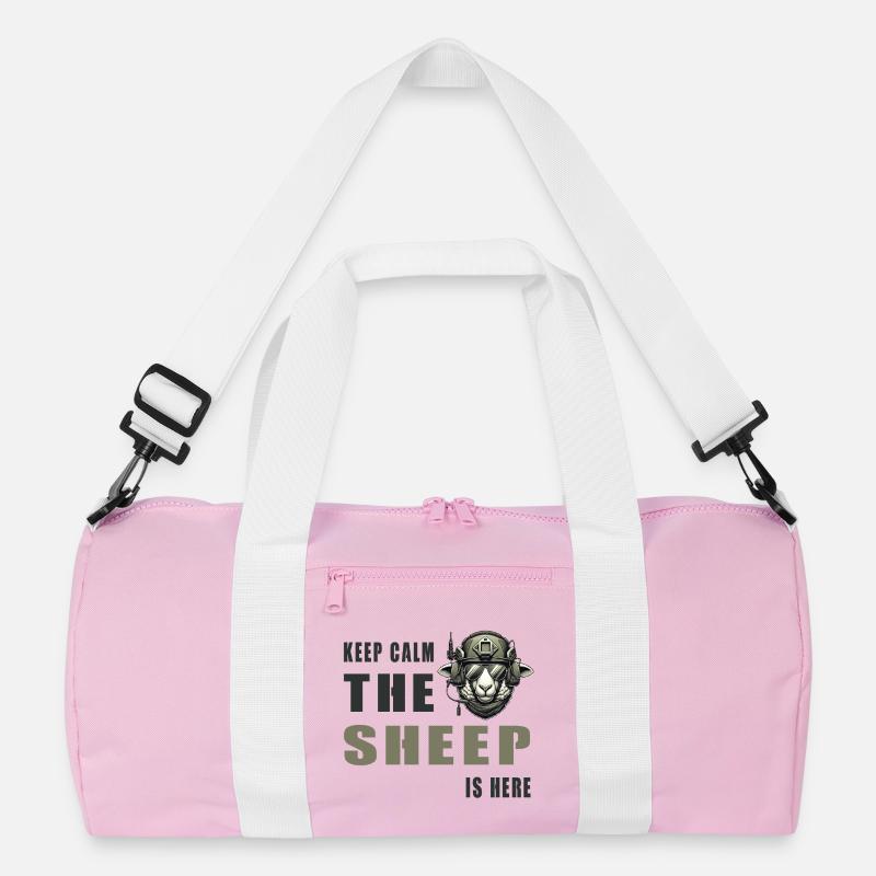 Sheep – Keep Calm Design Recycled Duffel Bag