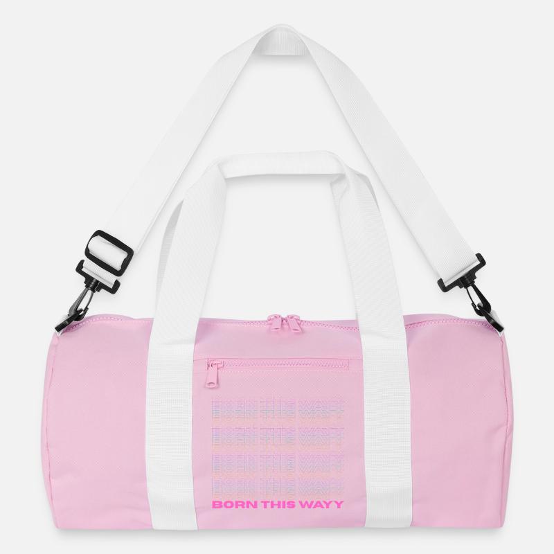 Pride / CSD / LGBTQ+ Design "Born this wayy" Recycelte Duffel Bag