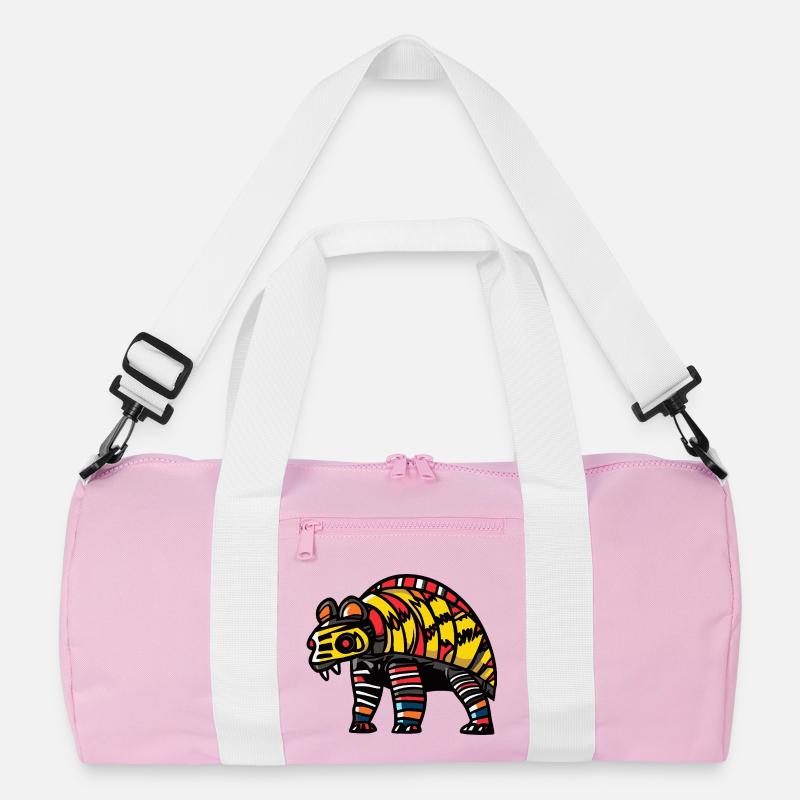 Armadillo Halloween Comic Funny Recycled Duffel Bag