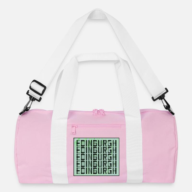 Edinburgh Grid Muster Recycelte Duffel Bag
