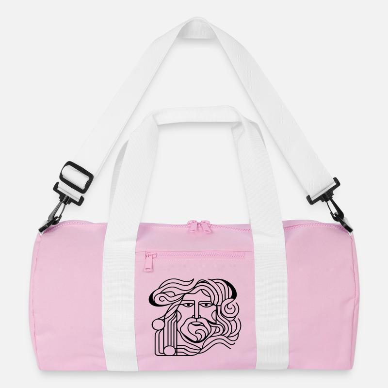 Antiker Mann. Recycelte Duffel Bag