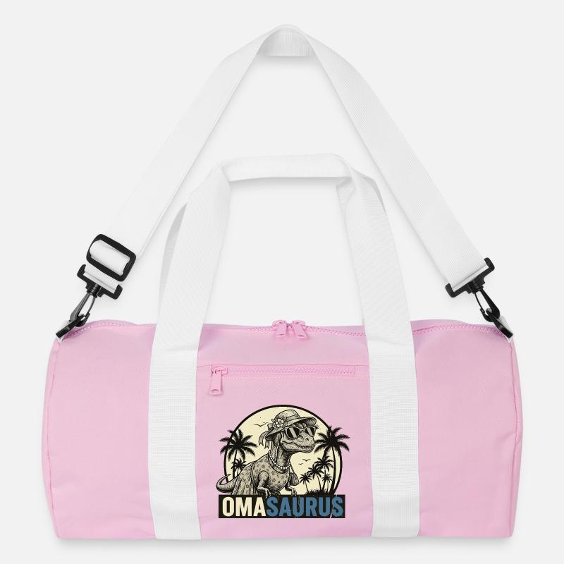 Omasaurus Rex – Funny Granny Dinosaur Gift Recycled Duffel Bag