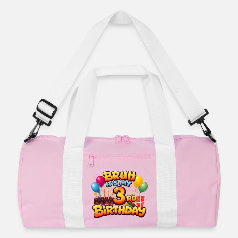 3. Geburtstagsshirt 3. Geburtstagsgeschenk Junge Mädchen 3. Recycelte Duffel Bag