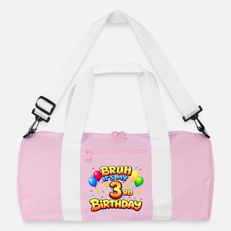 3. Geburtstagsshirt 3. Geburtstagsgeschenk Junge Mädchen 3. Recycelte Duffel Bag