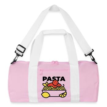 Bol de pâtes Spaghettis Italie Gourmet - Sac de sport recyclé - rose/blanc - Devant