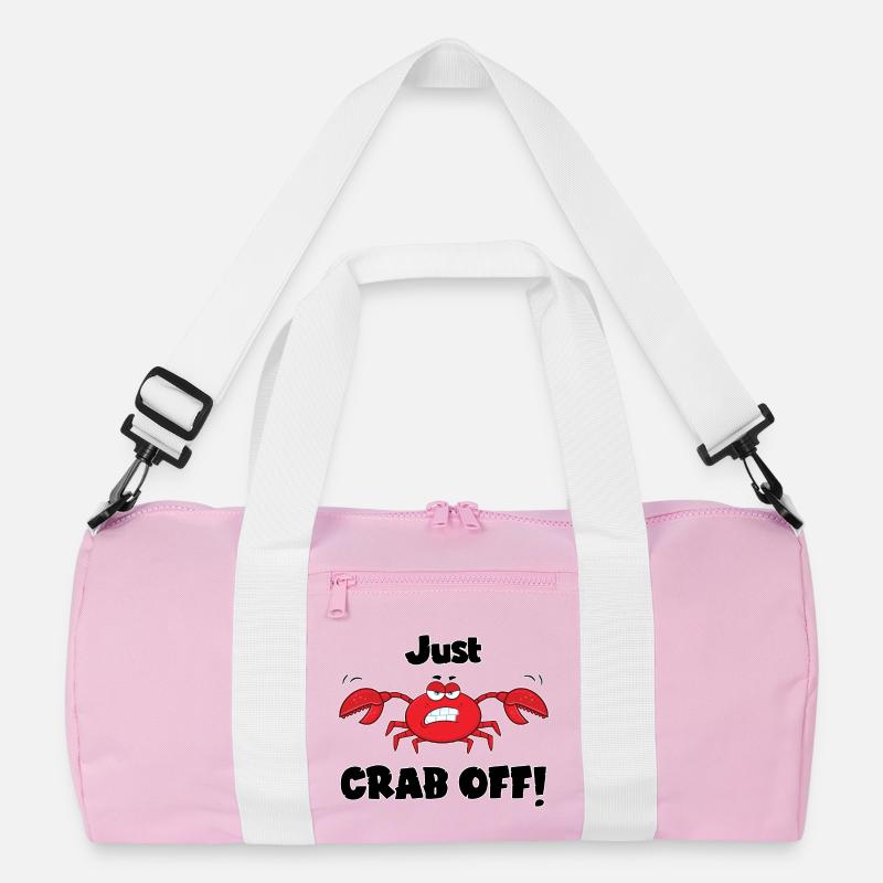 Einfach abhacken! - Eine gefährliche Krabbe, oder vielleicht eine lustige? Recycelte Duffel Bag