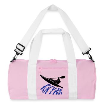 kayak - Sac de sport recyclé - rose/blanc - Devant