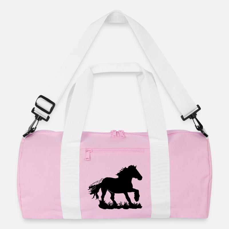 Kaltblut, Kaltblüter, Draft horse Recycelte Duffel Bag