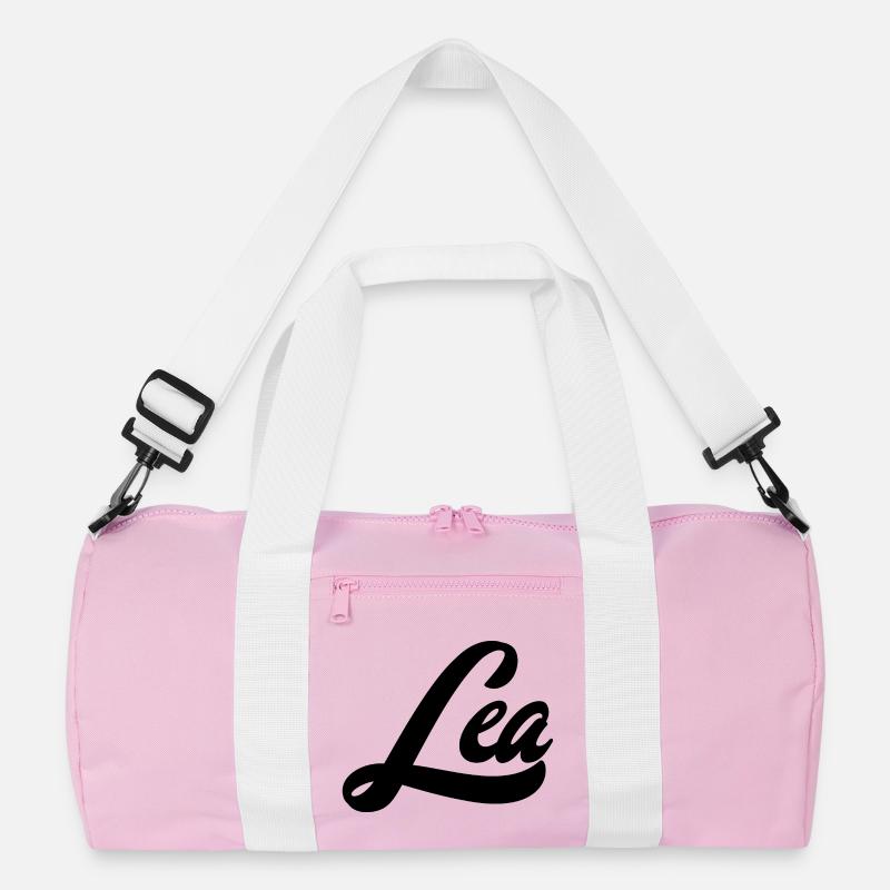 Lea Name Abstrakte Farbexplosion Kunstdesign Recycelte Duffel Bag