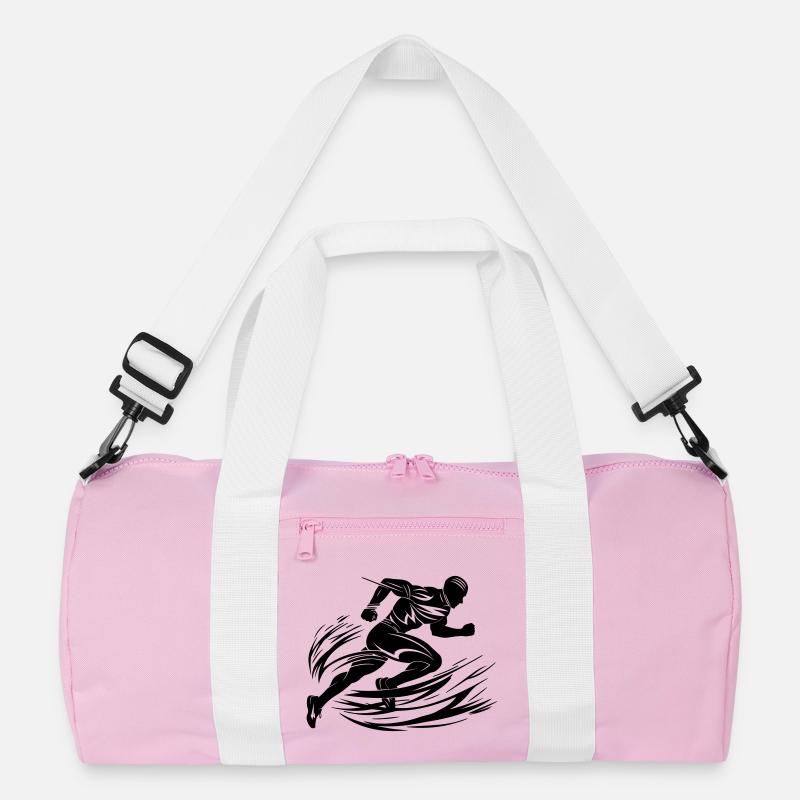 Sprinter in Bewegung Recycelte Duffel Bag