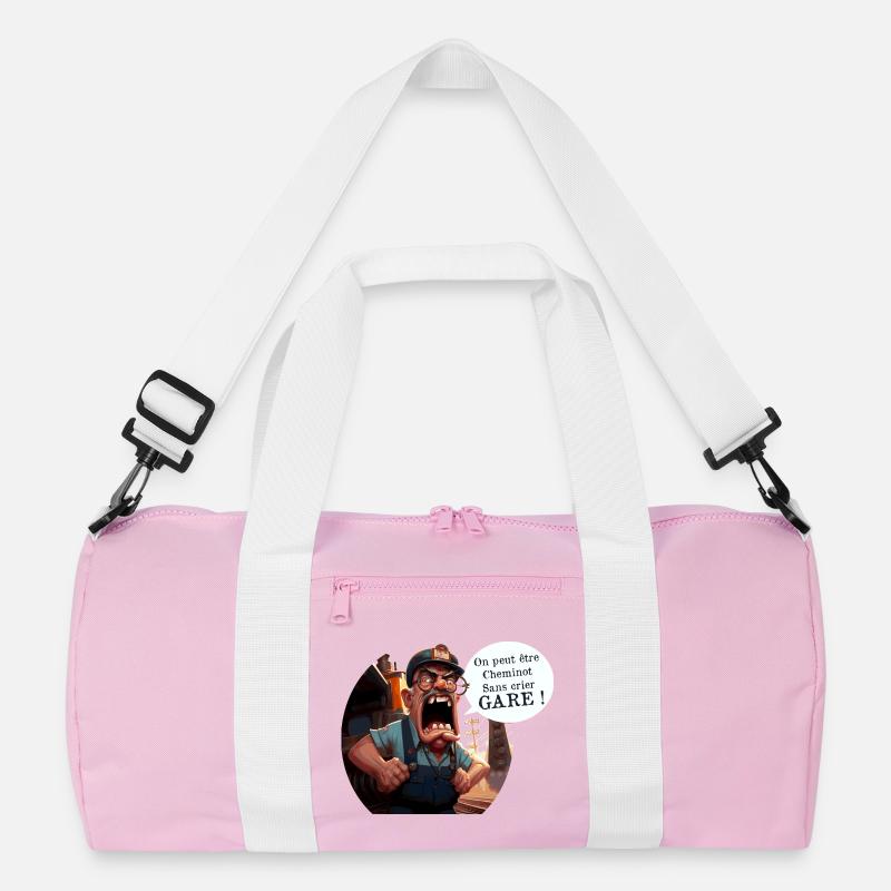 DU KANNST OHNE VORWARNUNG EISENBAHNARBEITER SEIN! (Zug) Recycelte Duffel Bag