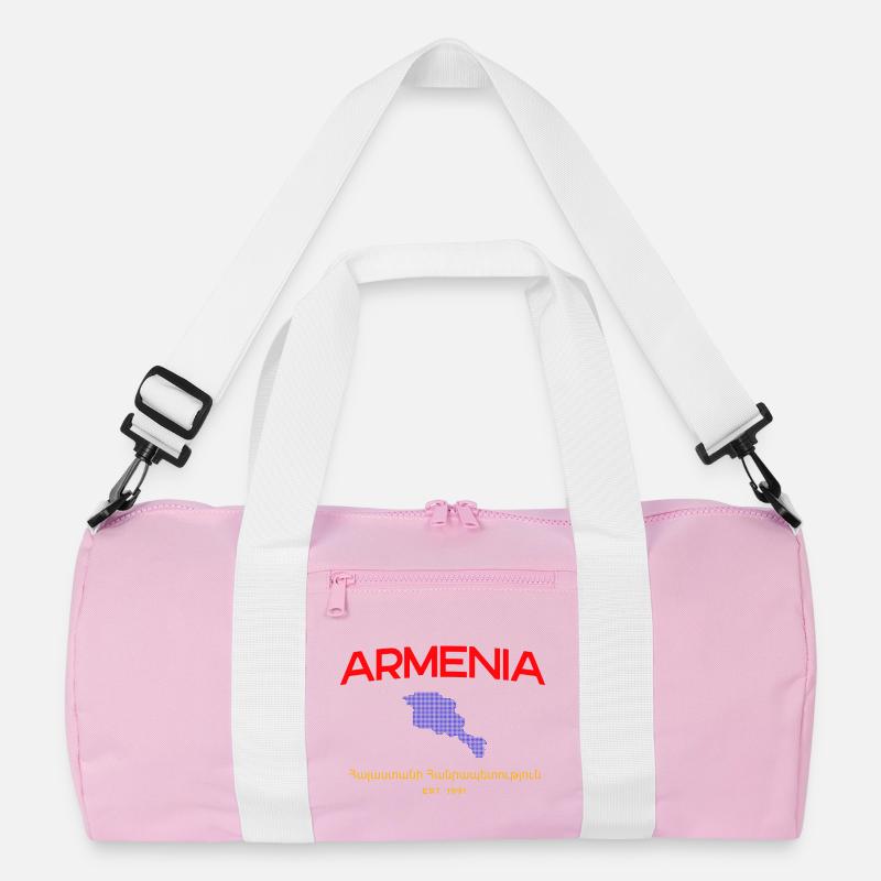 Armenia Map Script Emblem Recycelte Duffel Bag