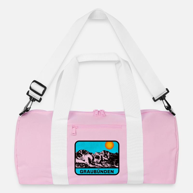 Graubünden Panorama Sonnenrand Recycelte Duffel Bag