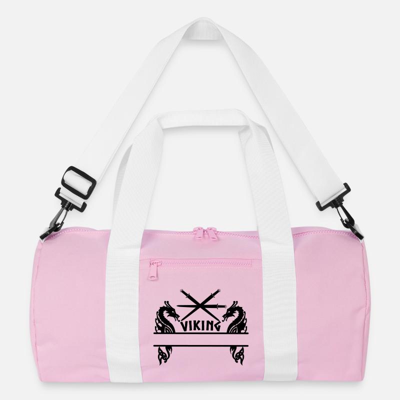 Viking Three Swords Two Dragons Viking Recycled Duffel Bag