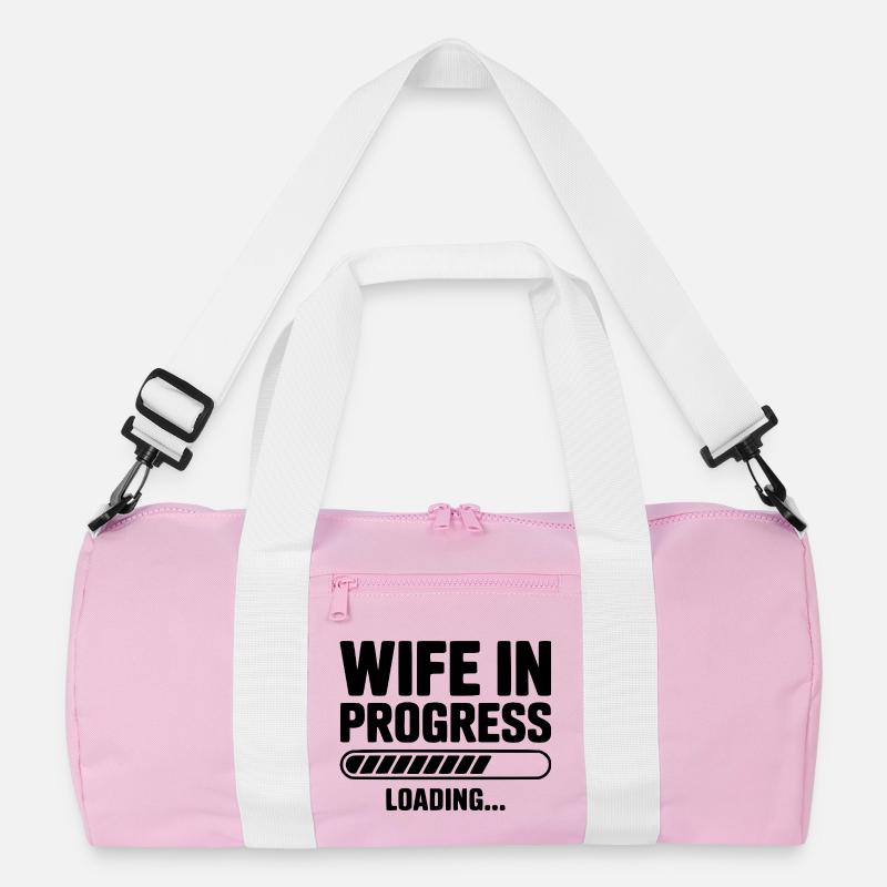 Wife in Progress Loading... Recycled Duffel Bag
