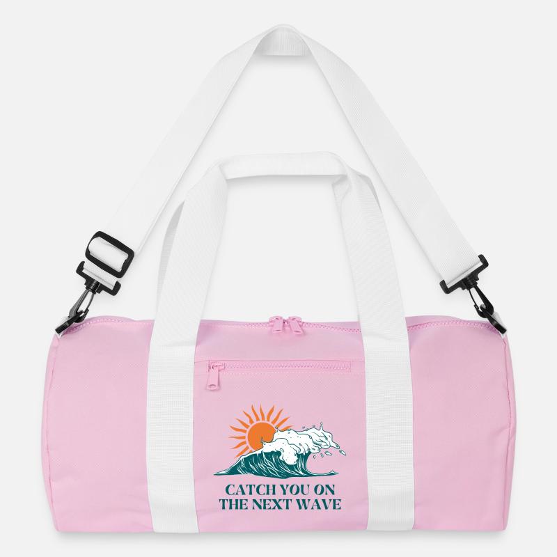 Next Wave Solar Surf Slogan Recycelte Duffel Bag
