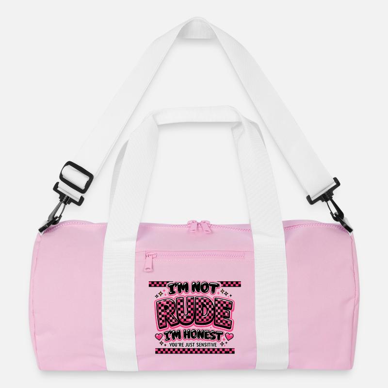 Ich bin ehrlich, nicht unfreundlich Sarkasmus Recycelte Duffel Bag