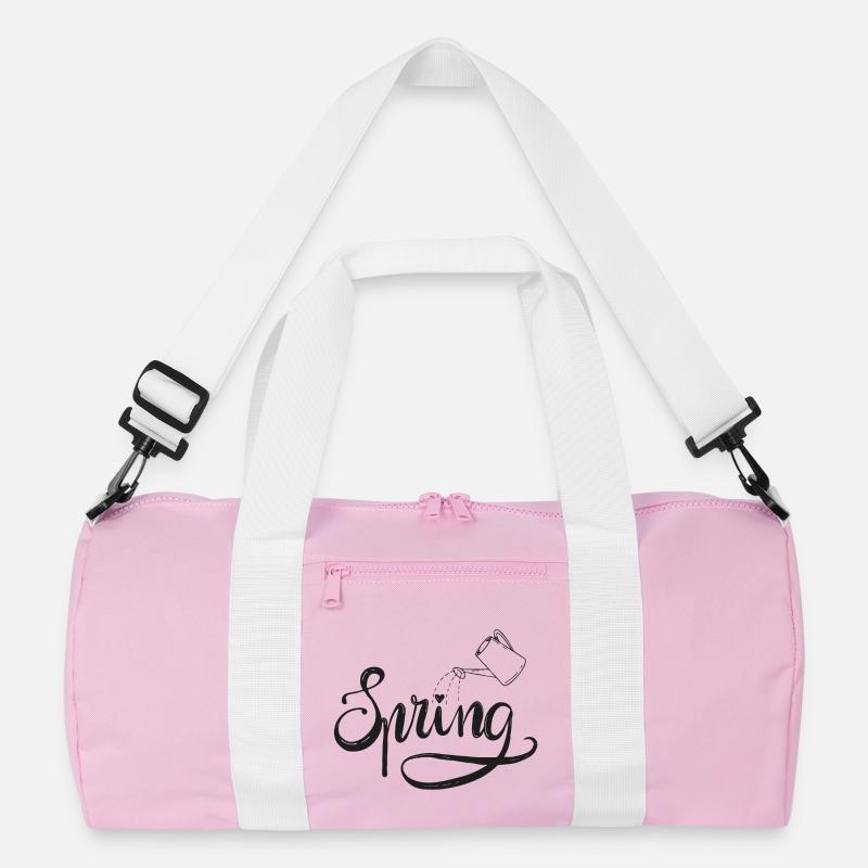 spring frühlingsbeginn garten gießen beet liebe Recycelte Duffel Bag