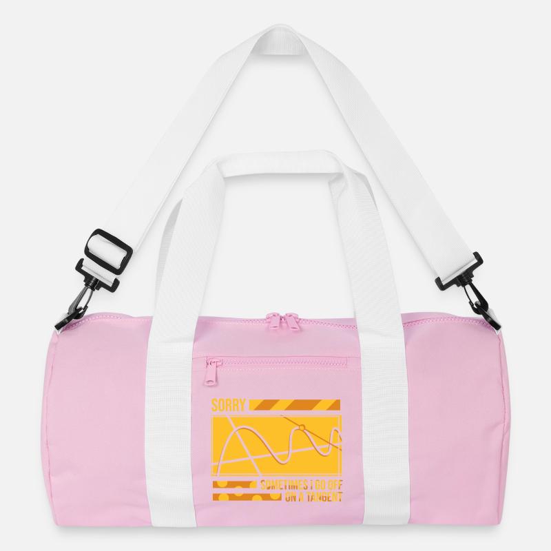 Math Teacher Geometry School Mathematics Recycled Duffel Bag