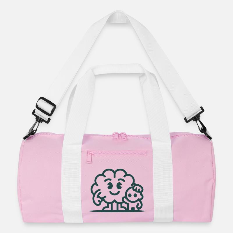 Friendly Cloud Duo Illustration Recycelte Duffel Bag