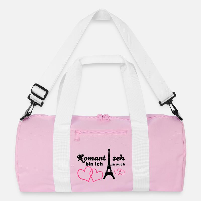 Romantisch Liebe Herz Paris Paar Spruch Geschenk Recycelte Duffel Bag