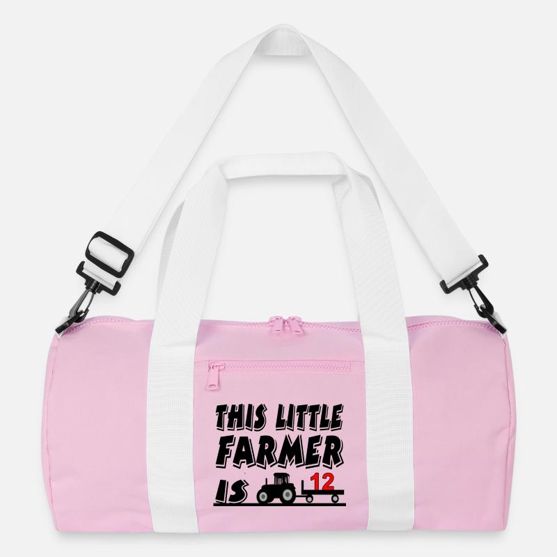 Bauer - Recycelte Duffel Bag - Rosa/Weiß