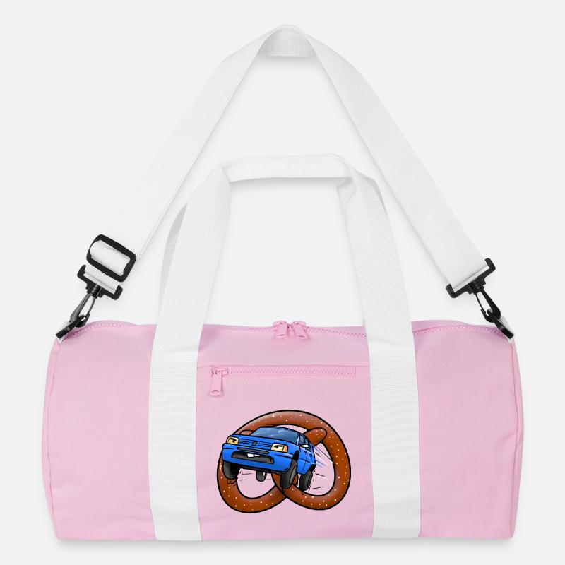Brezeln auf Rädern Recycelte Duffel Bag