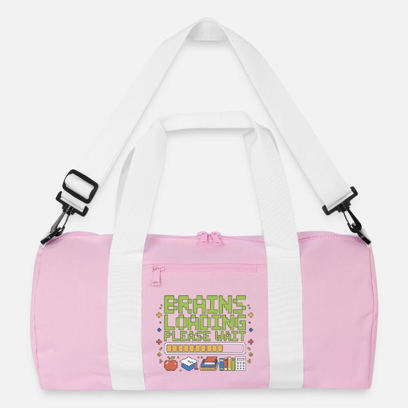 High School Teacher Brains Loading Please Teaching Recycled Duffel Bag