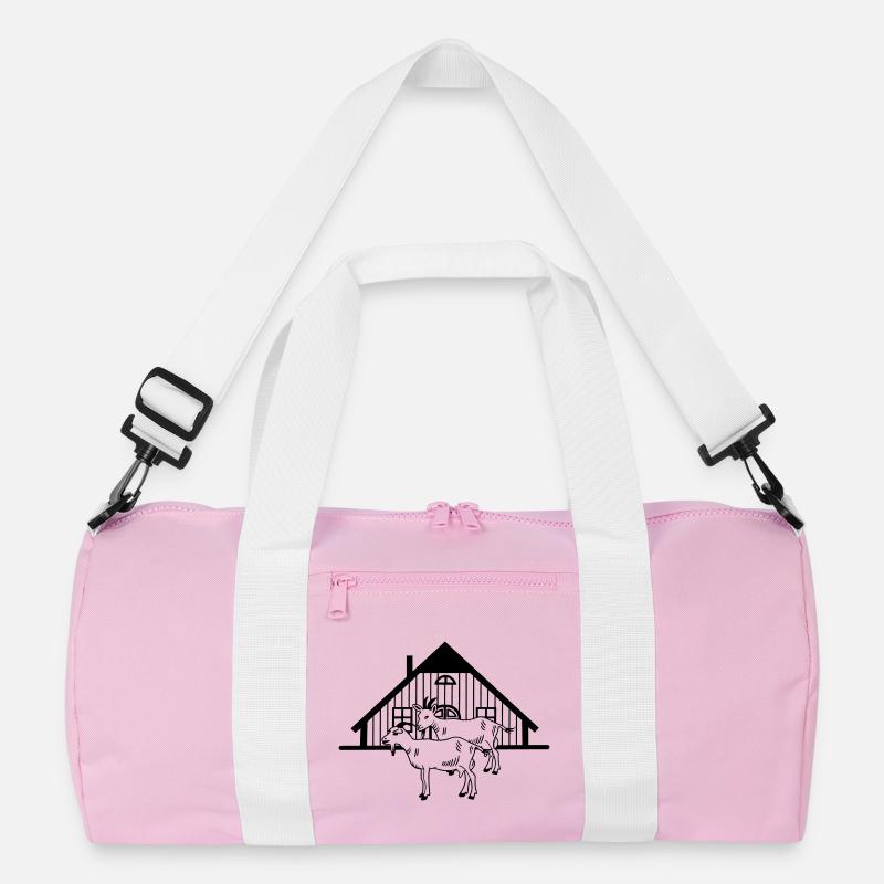 Ziegenfarm oder Stall Recycelte Duffel Bag