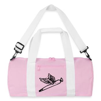 We fly so High - Recycled Duffel Bag - pink/white - Front