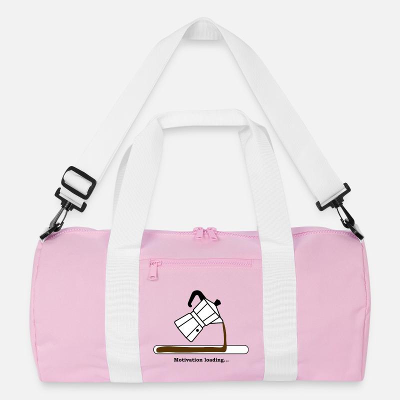 Motivation Loading with Coffee Recycled Duffel Bag